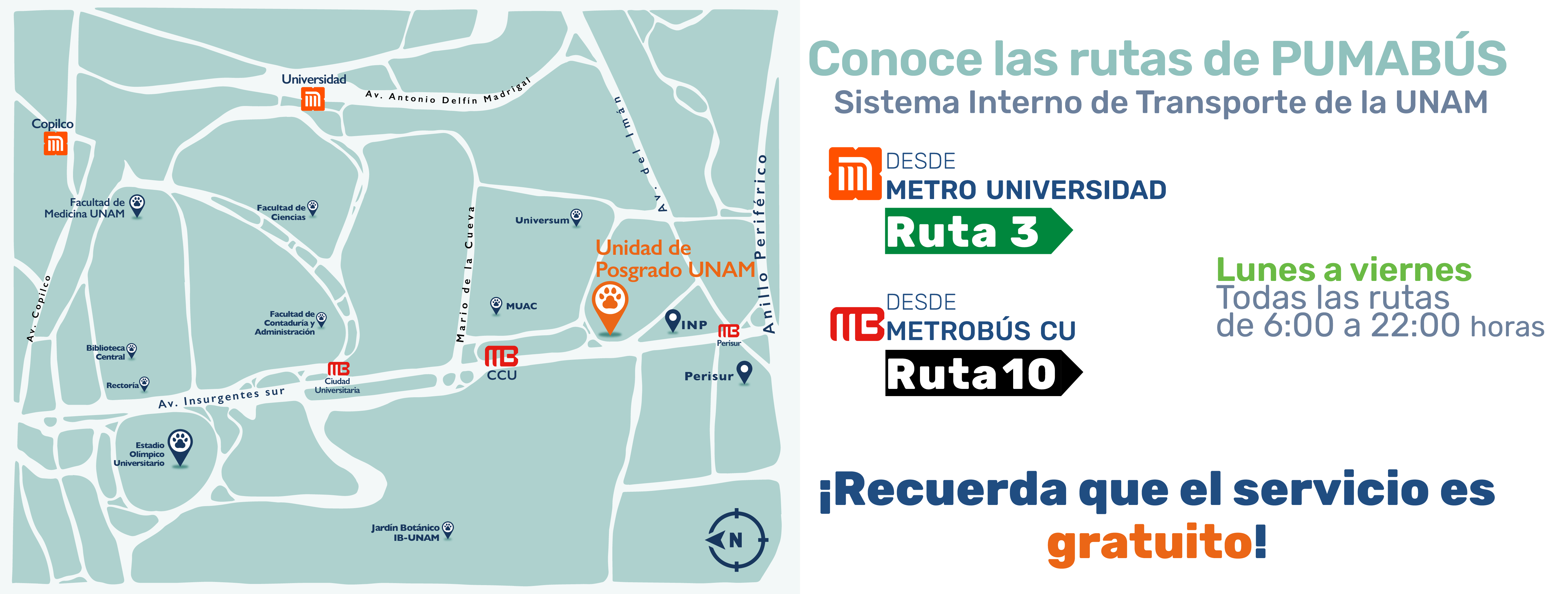 Como llegar a la Unidad de Posgrado